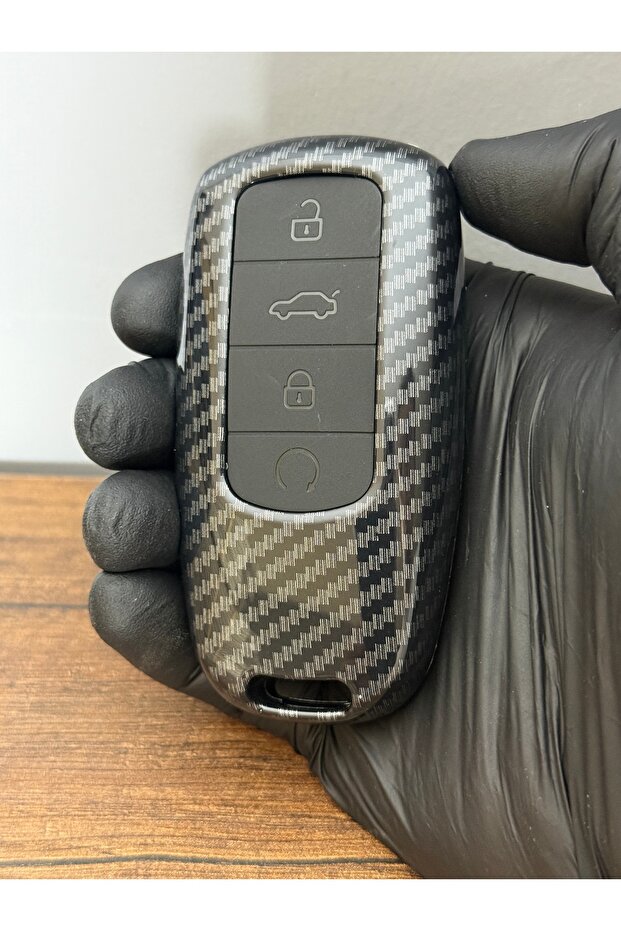 Carbon Fiber Key Protection Cover Case for Chery 8 Plus 8 Pro Omoda Tiggo 8 4 Buttons