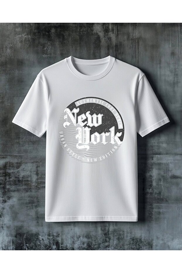 Psm World Logo Black Printed Oversize T-Shirt