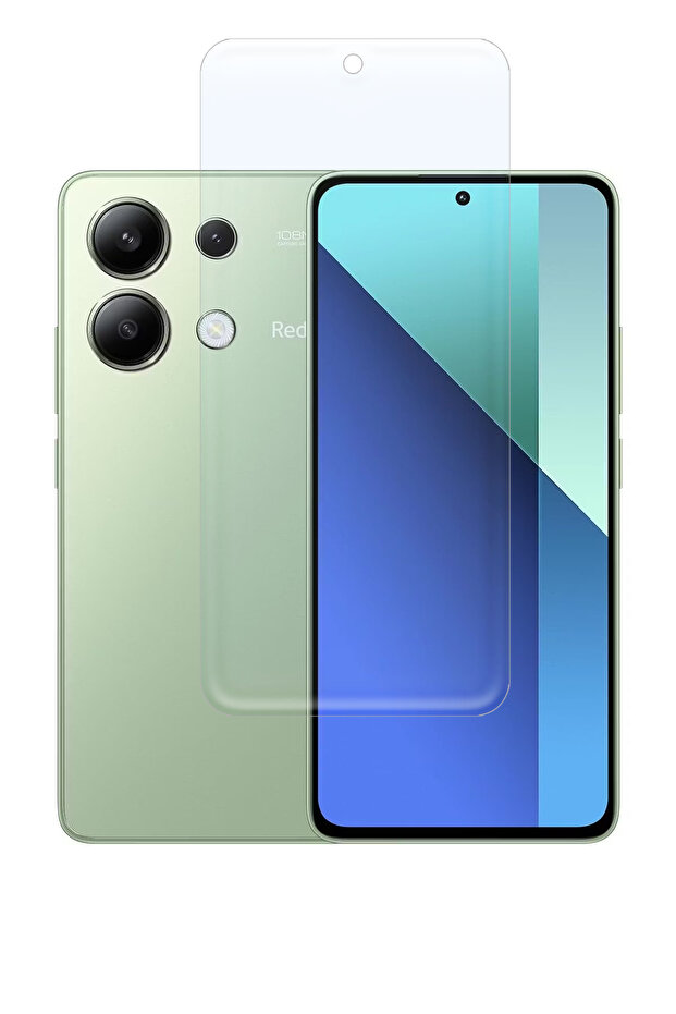 واقي شاشة نانو لامع عالي الدقة متوافق مع هاتف Xiaomi Redmi Note 13 4G، حماية مرنة ضد الكسر 9H