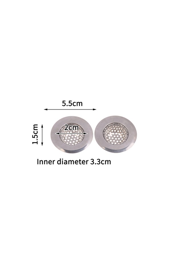 A1 2PCS Silver/White/Black Kitchen Stainless Steel Sink Filter Mesh Shower Floor Drain Hair Catcher