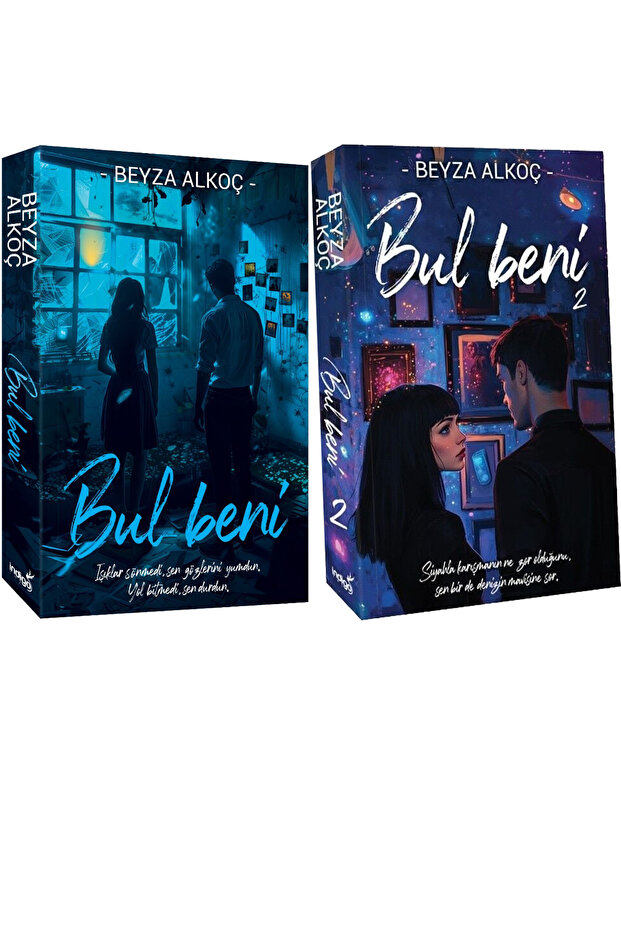 Bul Beni Karton Kapak ve Bul Beni 2 Karton Kapak (Beyza Alkoç) 2'li Set