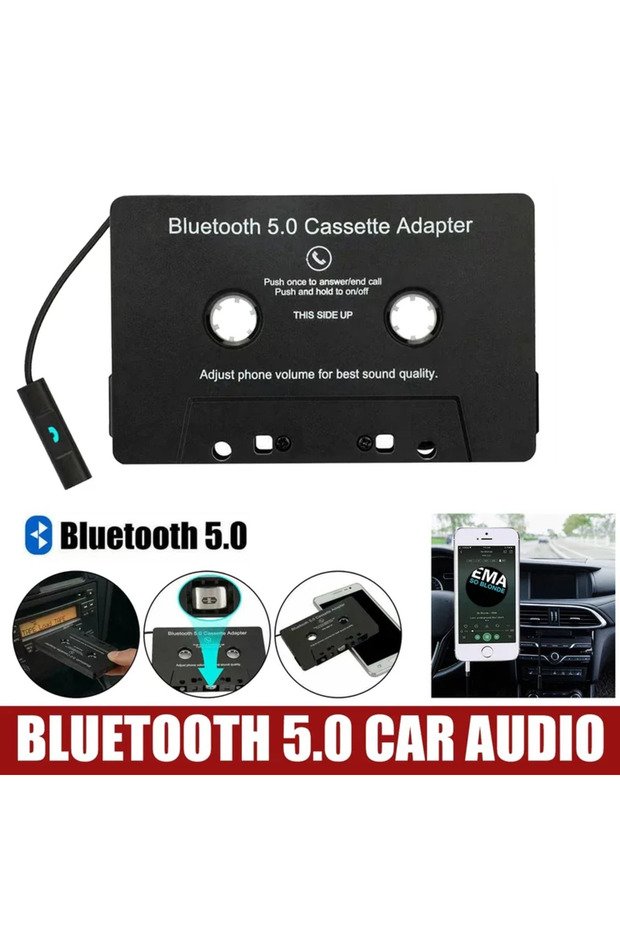 Universal Bluetooth 5.0 Converter Car Tape Converter Car MP3/SBC/stereo Bluetooth Audio Cassette ...