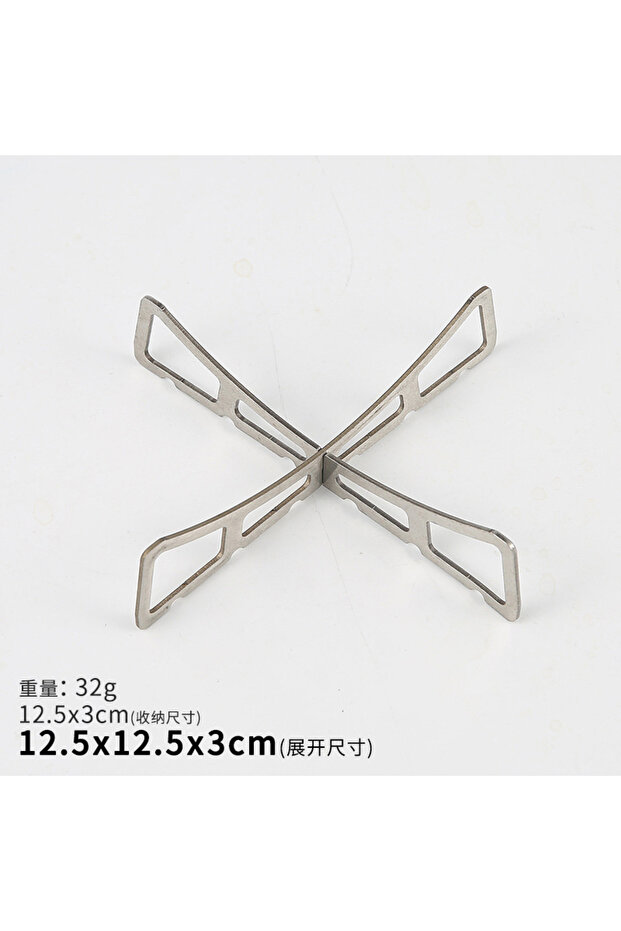 1 2pcs Stainless Steel Camping Steamer Rack Portable Multi-Use Pot Stand for Camping Babeque Cookin.