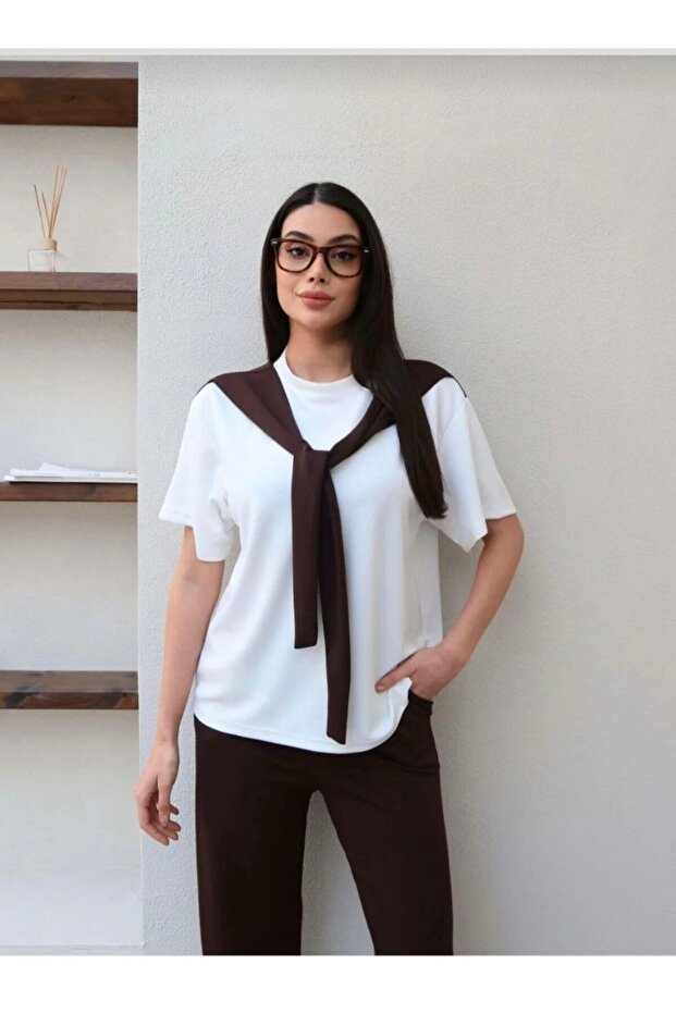 Set guler șal din modal - 4