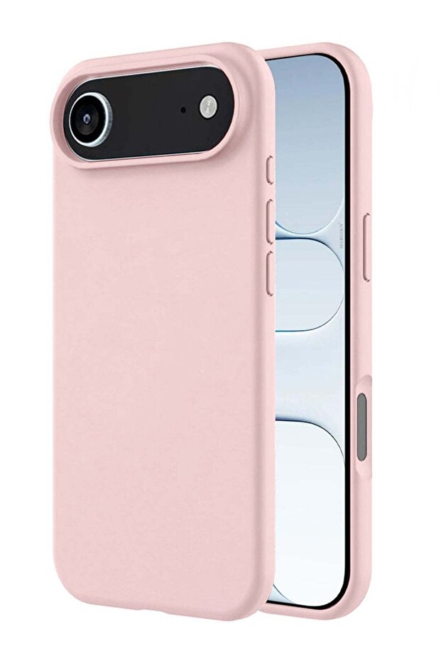 Liquid Silicone Protective Phone Case for iPhone 17 Air, Soft Anti-Scratch Microfiber Lining