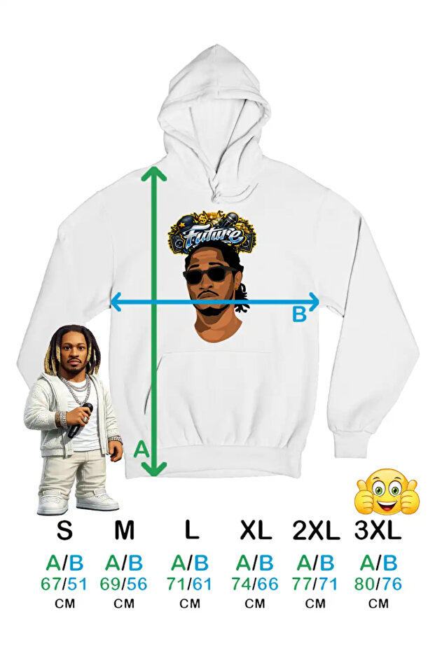 Hanorac Barbati Future Hendrix Rapper - 4