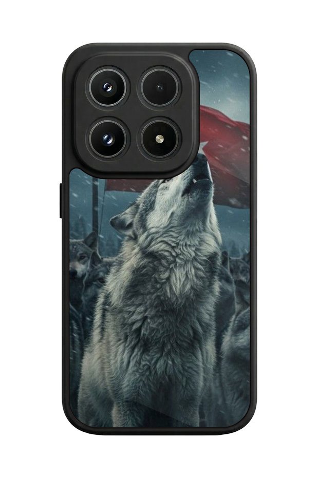 Xlaomi Mi 17 5g Compatible Glossy Premium Case with White Wolf Design