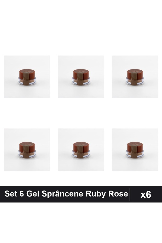 Set 6 Geluri Sprâncene Light, Fixare Sprâncene, Makeup Profesional