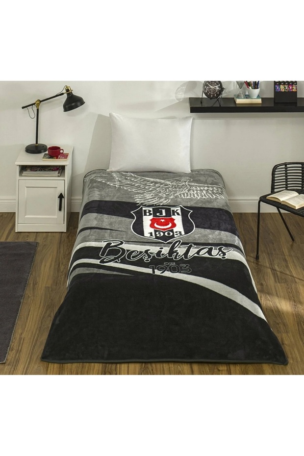Licensed Blanket Black Eagle Single Size