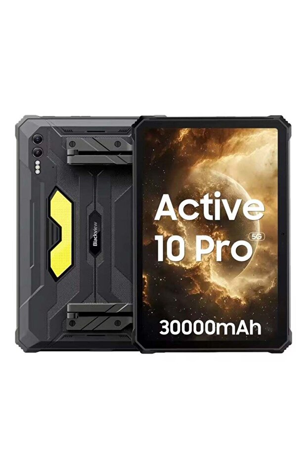 Active 10 Pro Rugged Tablets 5G MTK 7300, 11″ FHD+ Display, 12GB 512GB, 30000mAh Battery 108MP Camera - Black