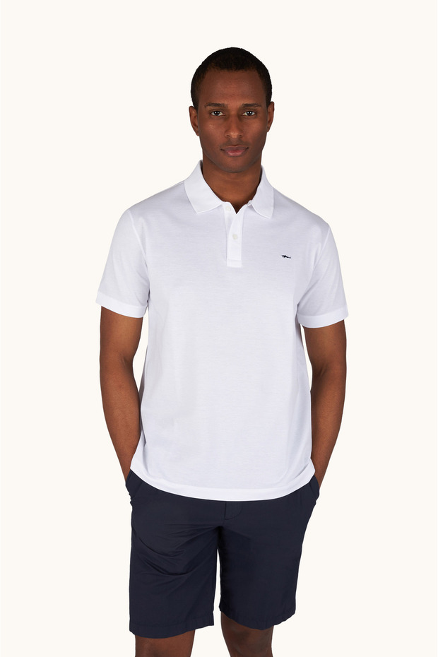 Men's Knitted Cotton Polo Shirt