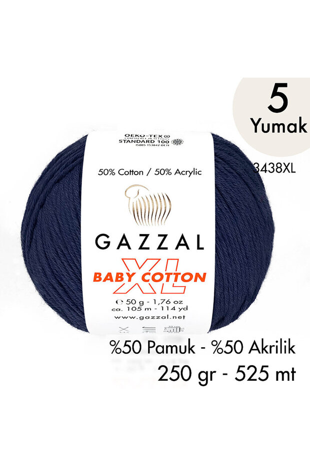 Baby Cotton XL 3438XL- - 5 Yumak