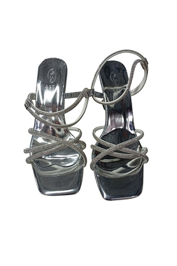 Heeled Evening Slippers