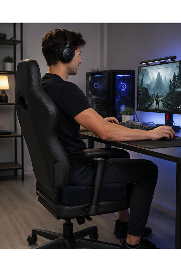 Gaming Player Chair Cushion Visco Sitting Cushion Long Time Comfortable Support