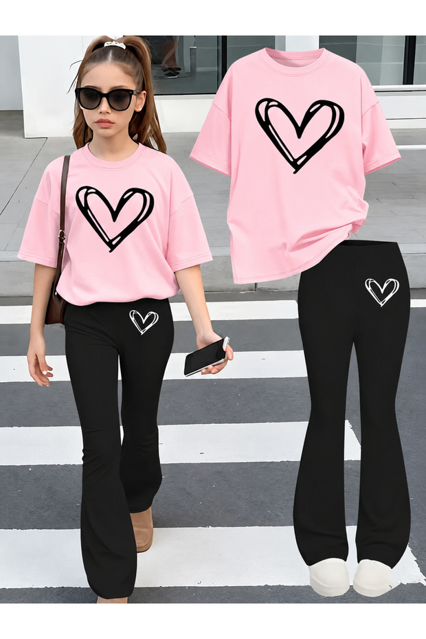 Girl's Spanish Style Leggings and T-Shirt Set