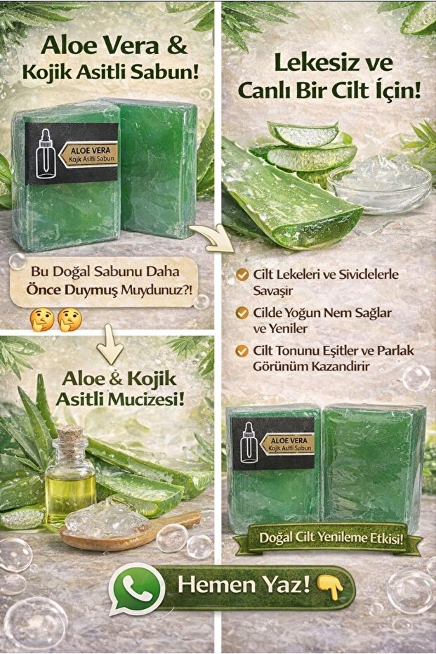 ALOE VERALI KOJİK SABUN