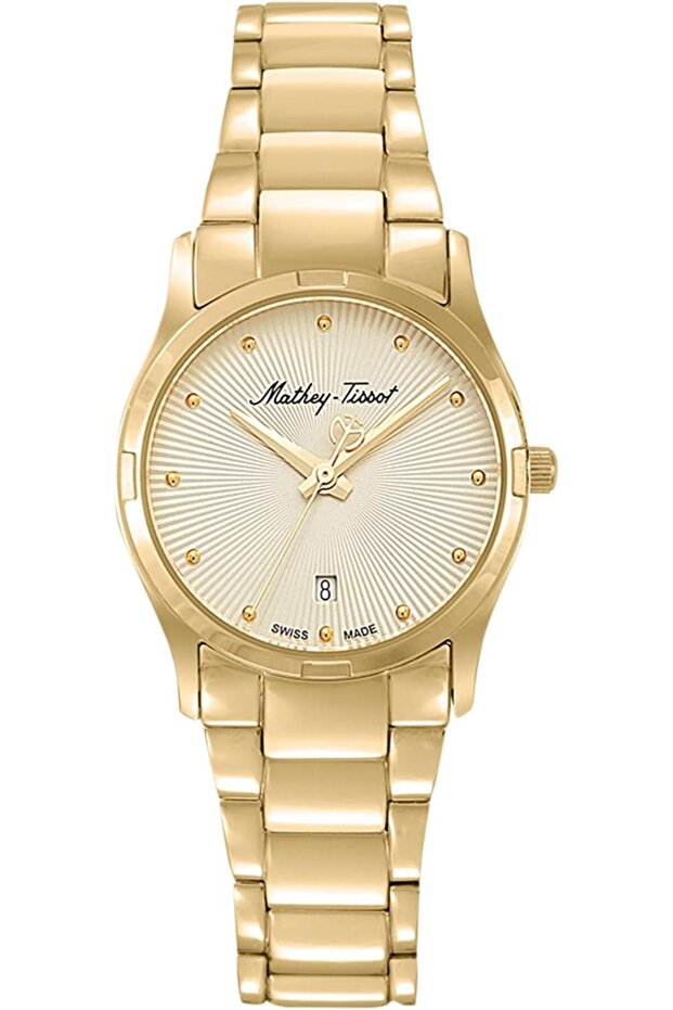 Mathey Tissot Women's Classic D2111PDI Quartz Watch, Gold