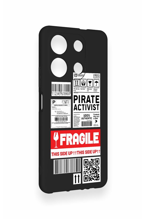 Infinix Note 30 Compatible Fragile Patterned Silicone Case