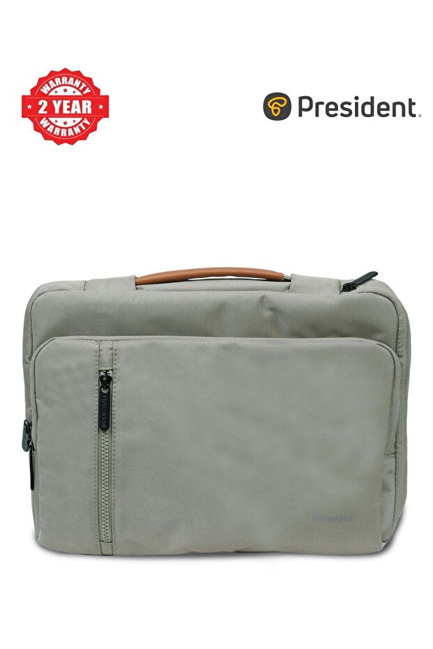 Waterproof lightweight business laptop bag, with partitions for MacBook Air, iPad, mouse and data cables.
