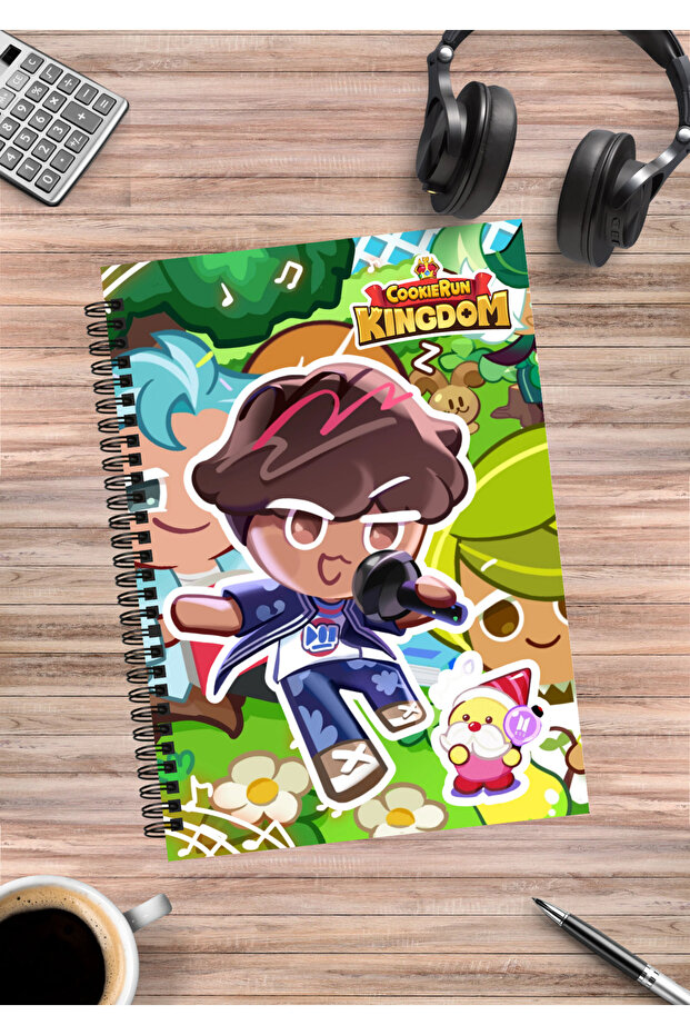 Cookie Run Kingdom Anime Spiral Notebook A5 (50 Sheets)