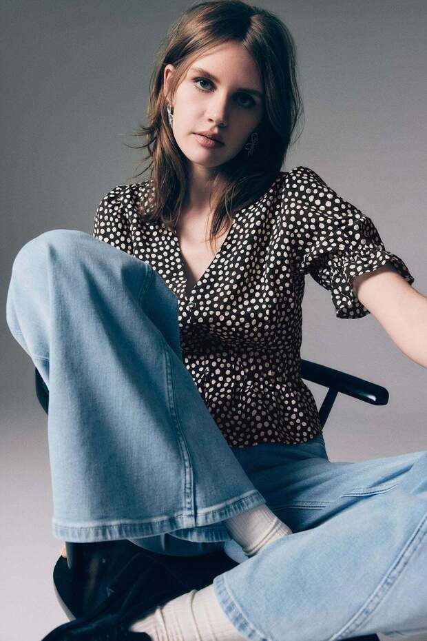 Peplum blouse - 1