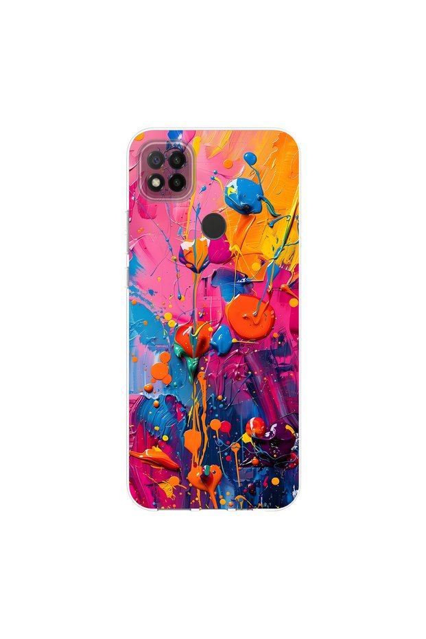 Redmi 9C Compatible Graffiti 3 Design Transparent Case