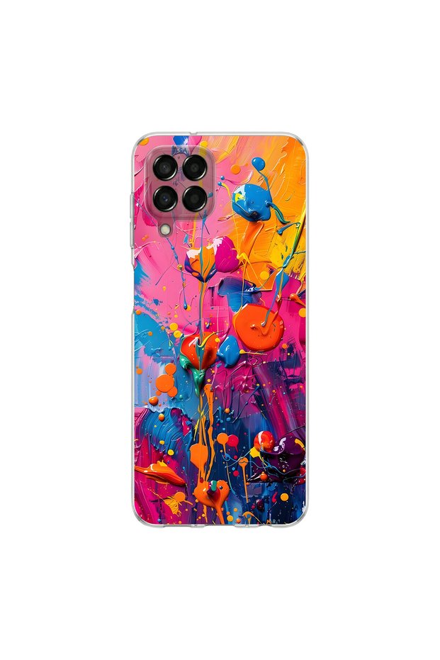 Samsung Galaxy M33 Compatible Graffiti 3 Design Transparent Case