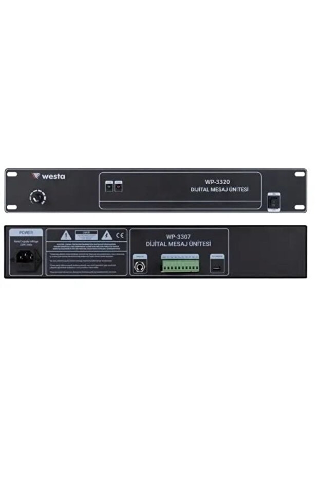 Westa wp-3320 -10 contact emergency announcement message recording unit