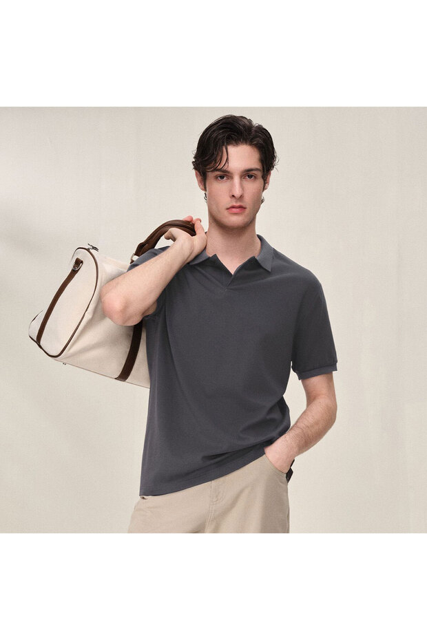 Men Regular Cotton Modal Stretch Polo