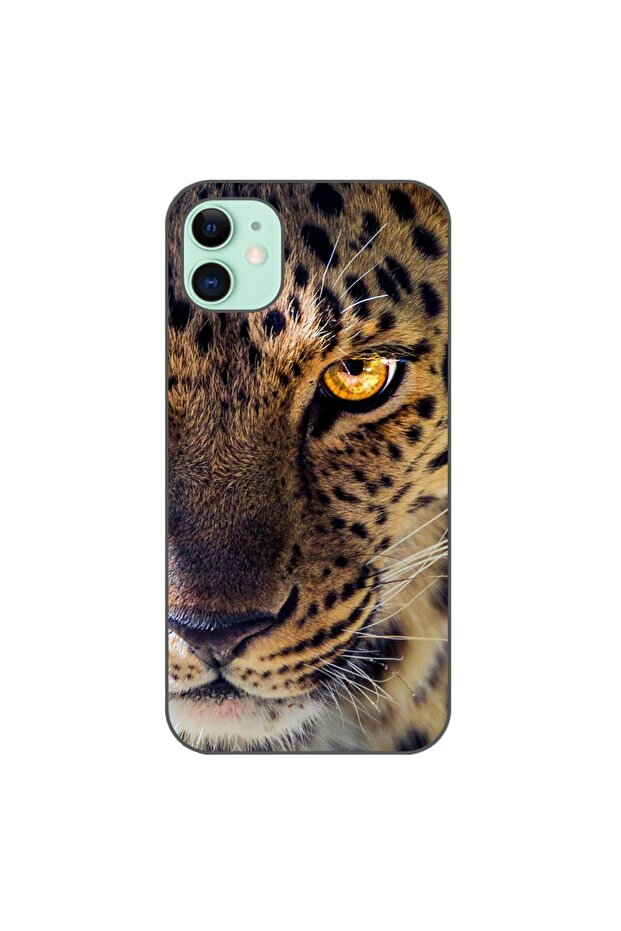 Case compatible with Apple iPhone 11 Silicone Gel Tpu Leopard Pattern
