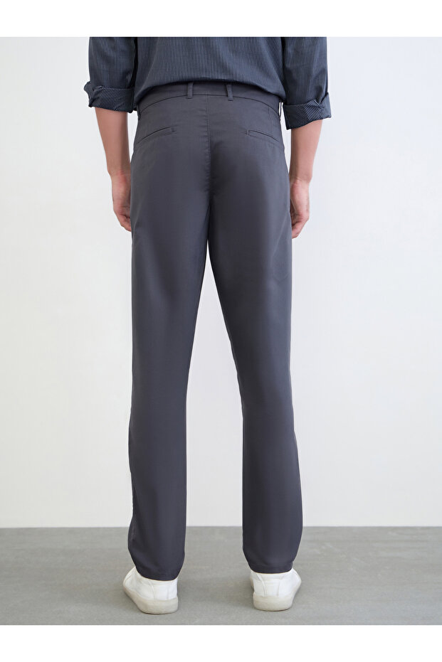 Men Regular Fit Solid Cotton Pants - 4