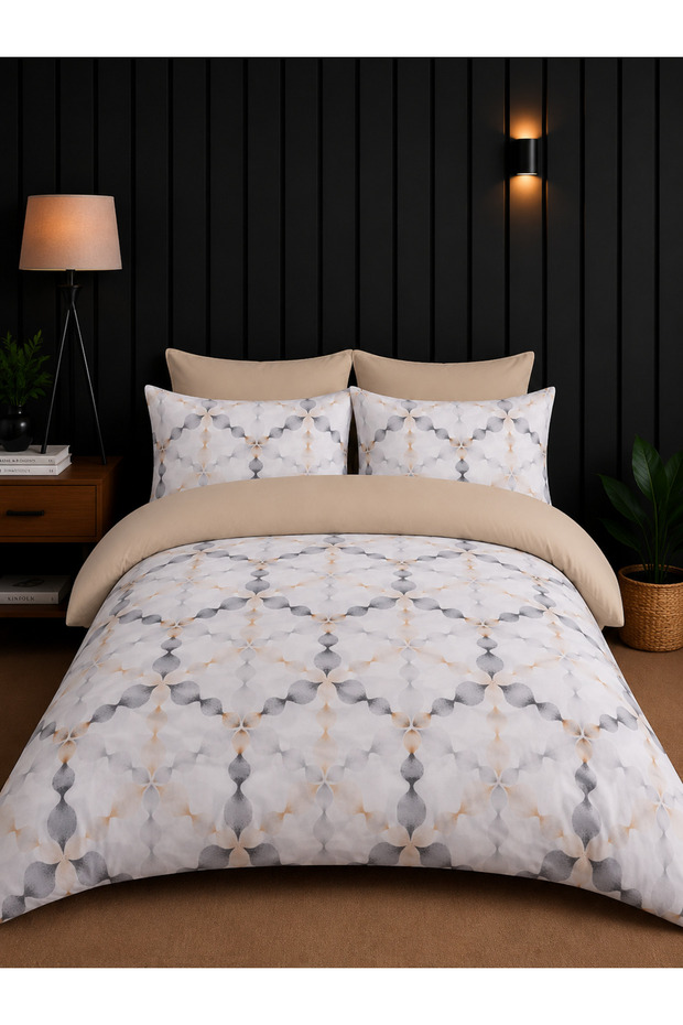 Double Elastic Sheet Duvet Cover Set | Cotton |