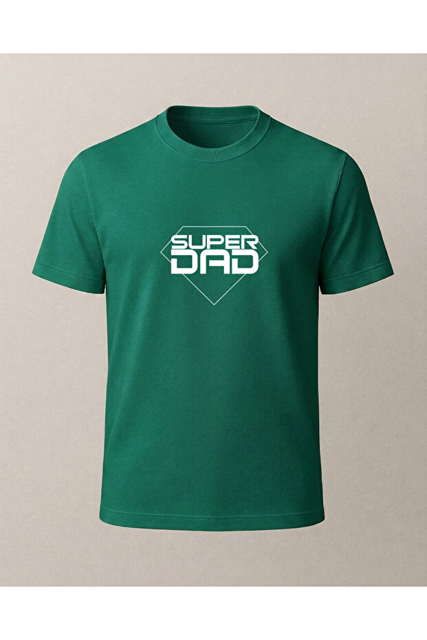 Super Dad Printed Father's Day Shirt