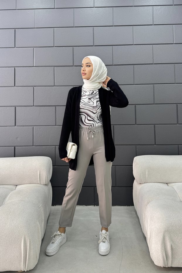 Women's Hijab Carrot Leg Pants