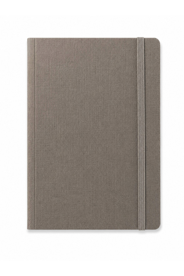 Quaderno Notebook A6 80 Sheets Dotted with Elastic Band, Gel - Pietra