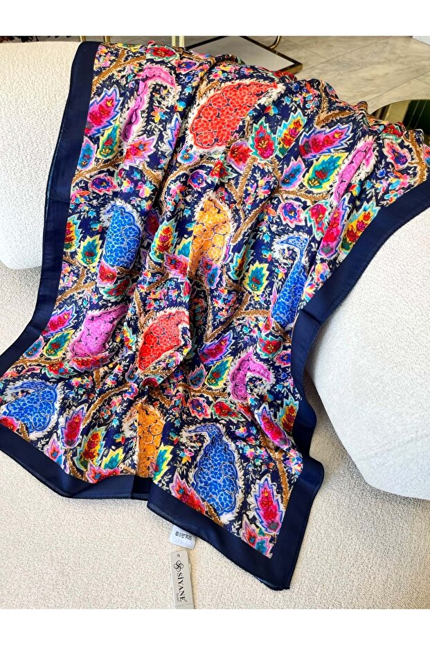 Si̇yane Cotton Shawl Pattern 3 - 14