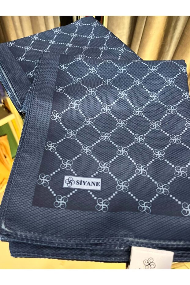 Si̇yane Monogram Pattern Shawl - 12 - 2