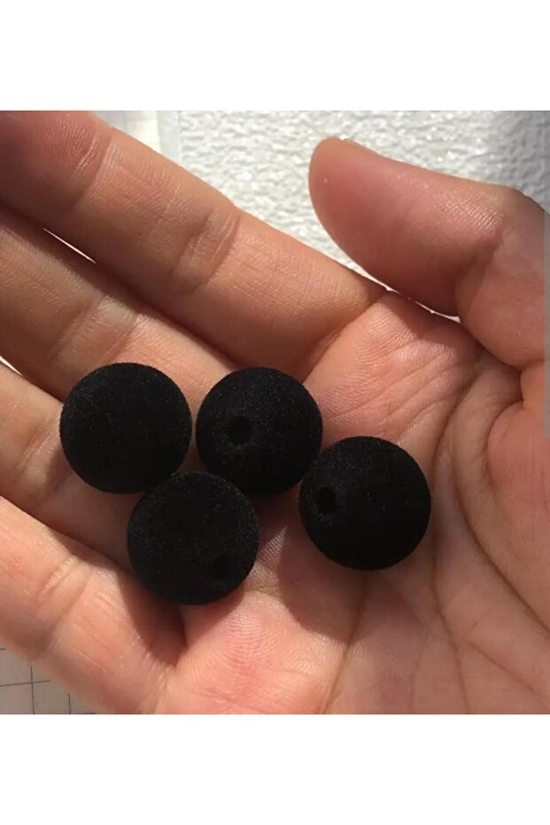 100Pcs 8 mm Black Velvet Necklace Bracelet Bag Accessory Bead