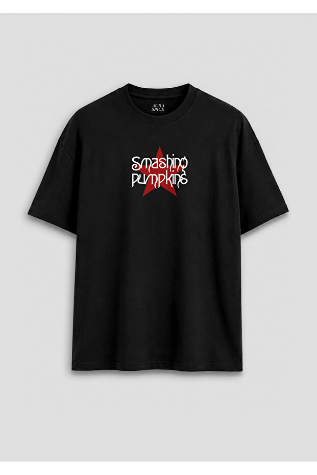 Smashing Pumpkins Star Special Design Printed Black Unisex T-Shirt