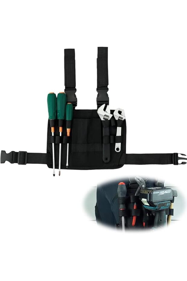 Portable Tool Pouch For Leg, Adjustable Multifunctional Tool Holder with Belt Clip for Hammer