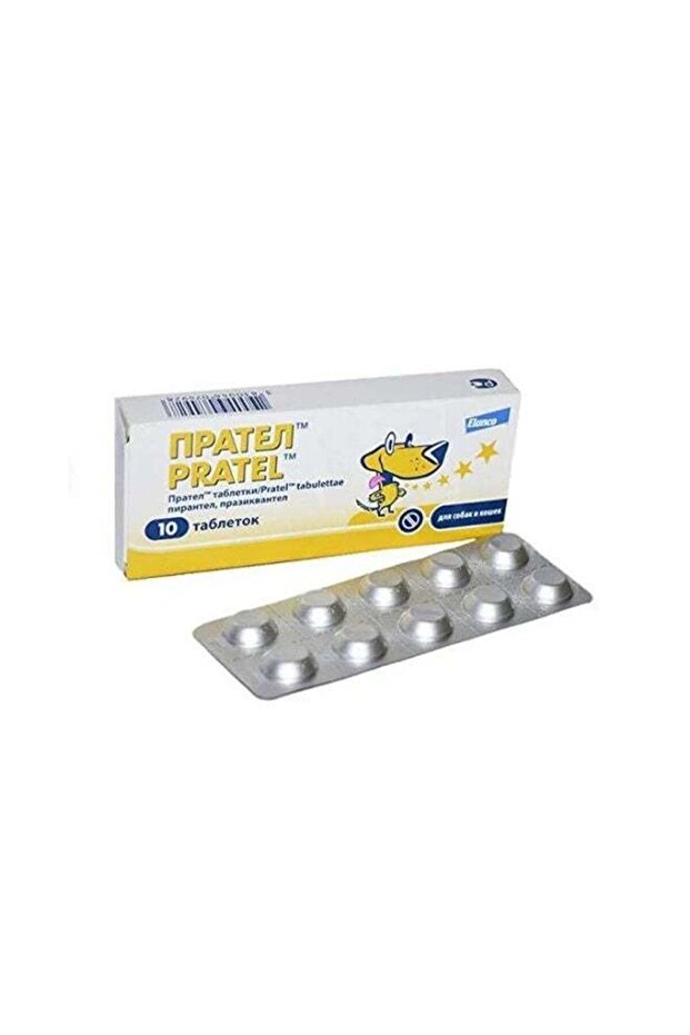 Pratel Tablets for Dogs & Cats 10 Tablets From Varmacy