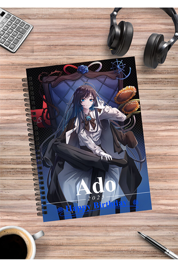 Ado Anime Spiral Notebook A5 (50 Sheets)