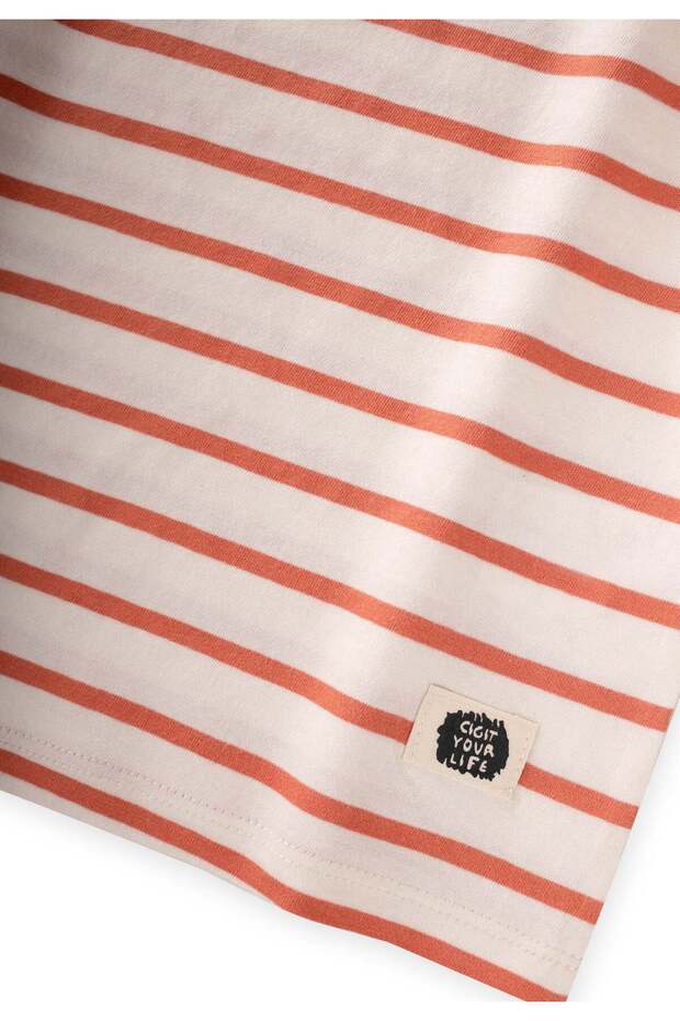 Striped Basic Capri Set 1-5 Years Orange Striped - 4