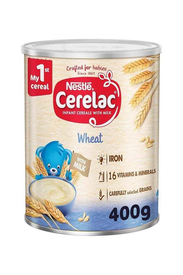 MOTHERS CHOICE CEREAL WHEAT WITH MILK 400G #2223