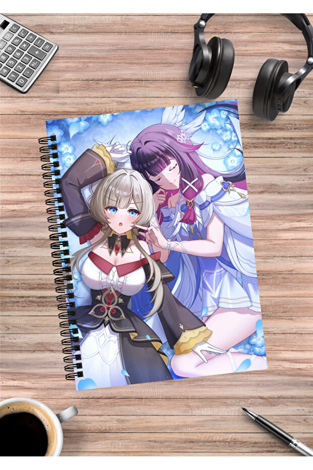 Genshin Impact Anime Spiral Notebook A5 (50 Sheets)