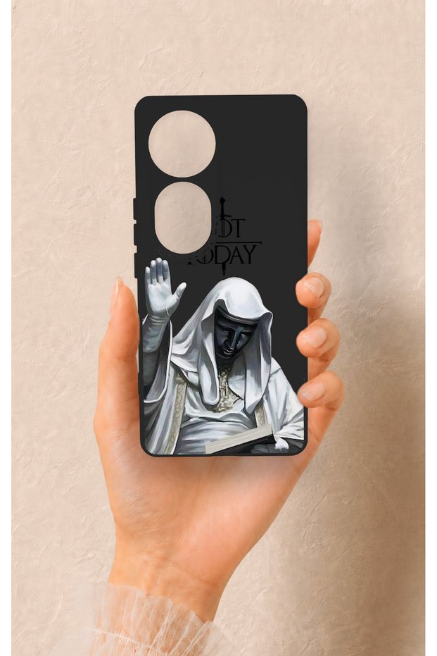 Vivo V40 Compatible Not Today Patterned Silicone Case