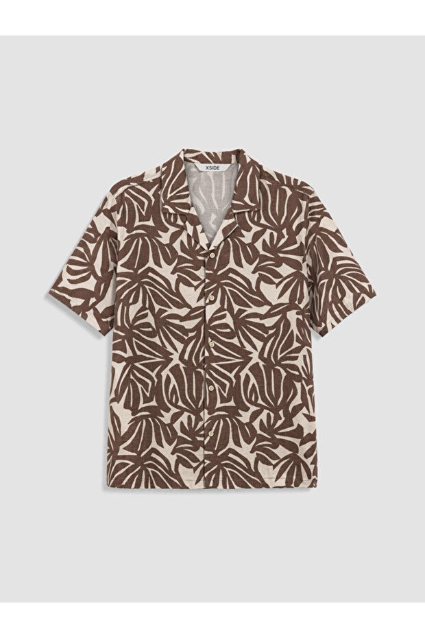 Shining Choices from Shining Store Standard Fit Embroidered Poplin Men's Shirt
