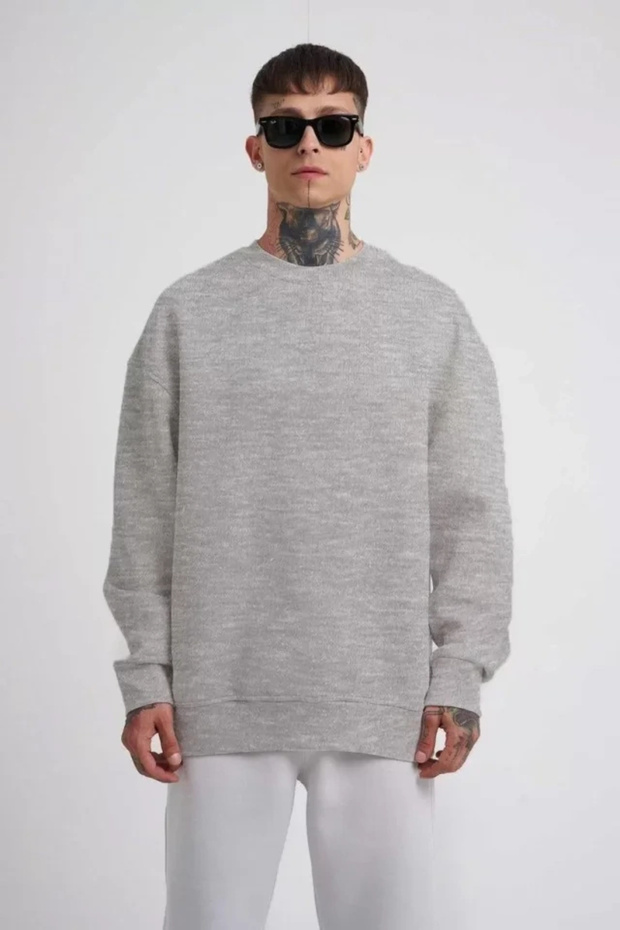 Unisex Crew Neck Three Thread Sweatshirt