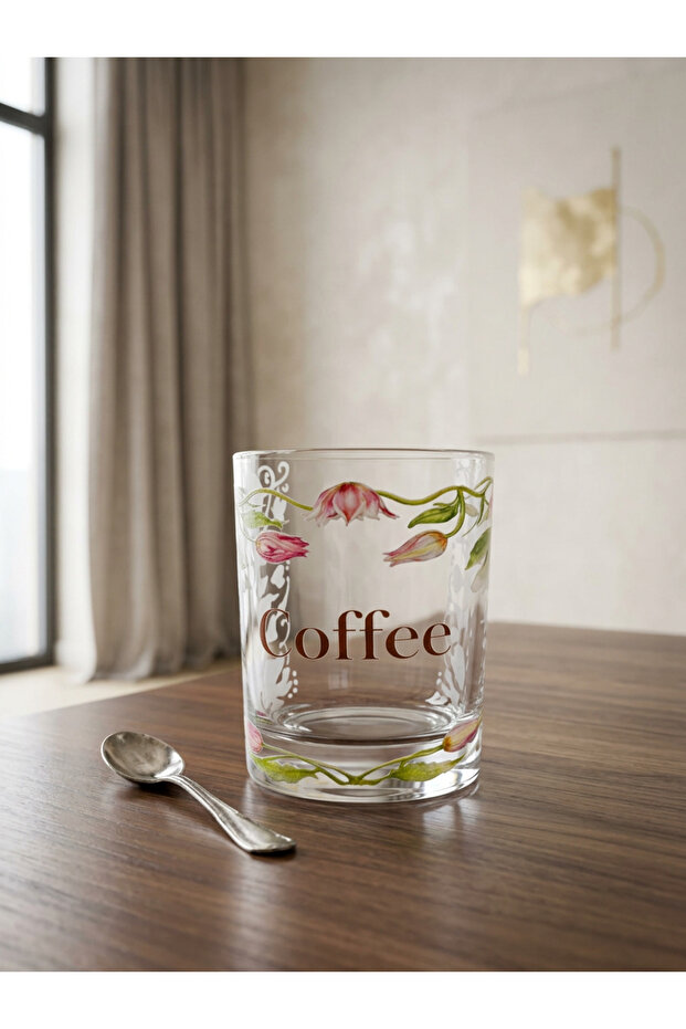 كوب زجاجي Coffee سعة 330مل