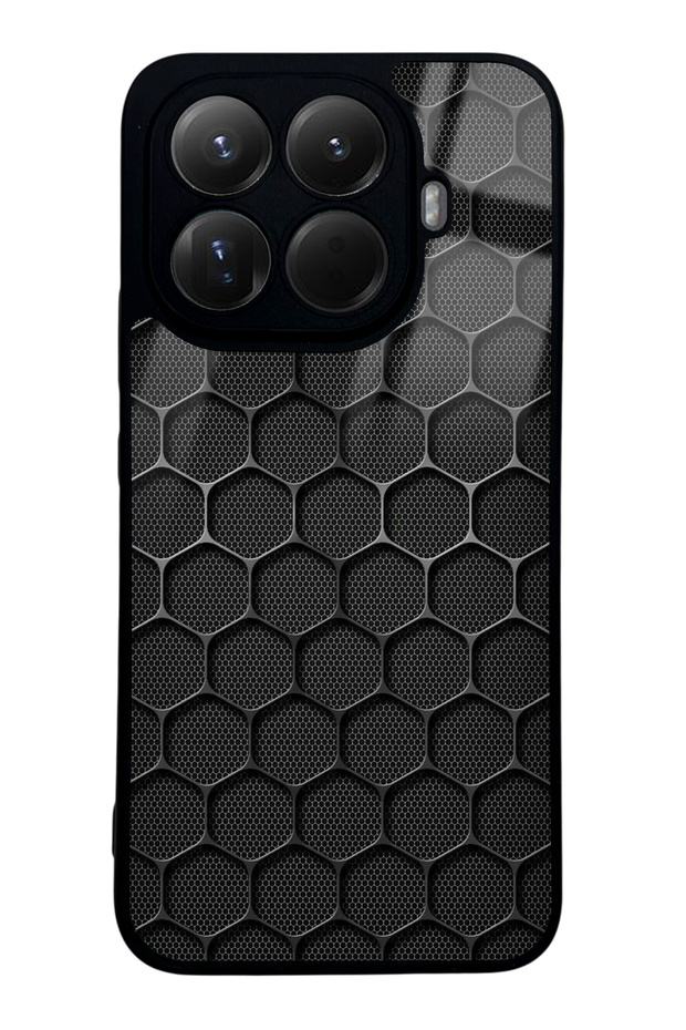Xiaomi Mi 15t Pro Glossy Phone Case with Armor Grid Design